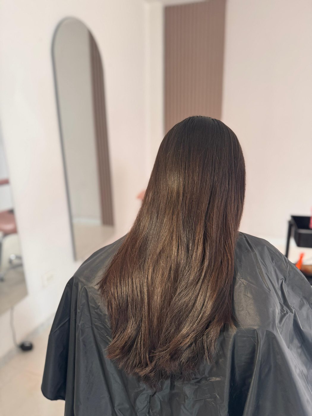 Cabello antes del balayage