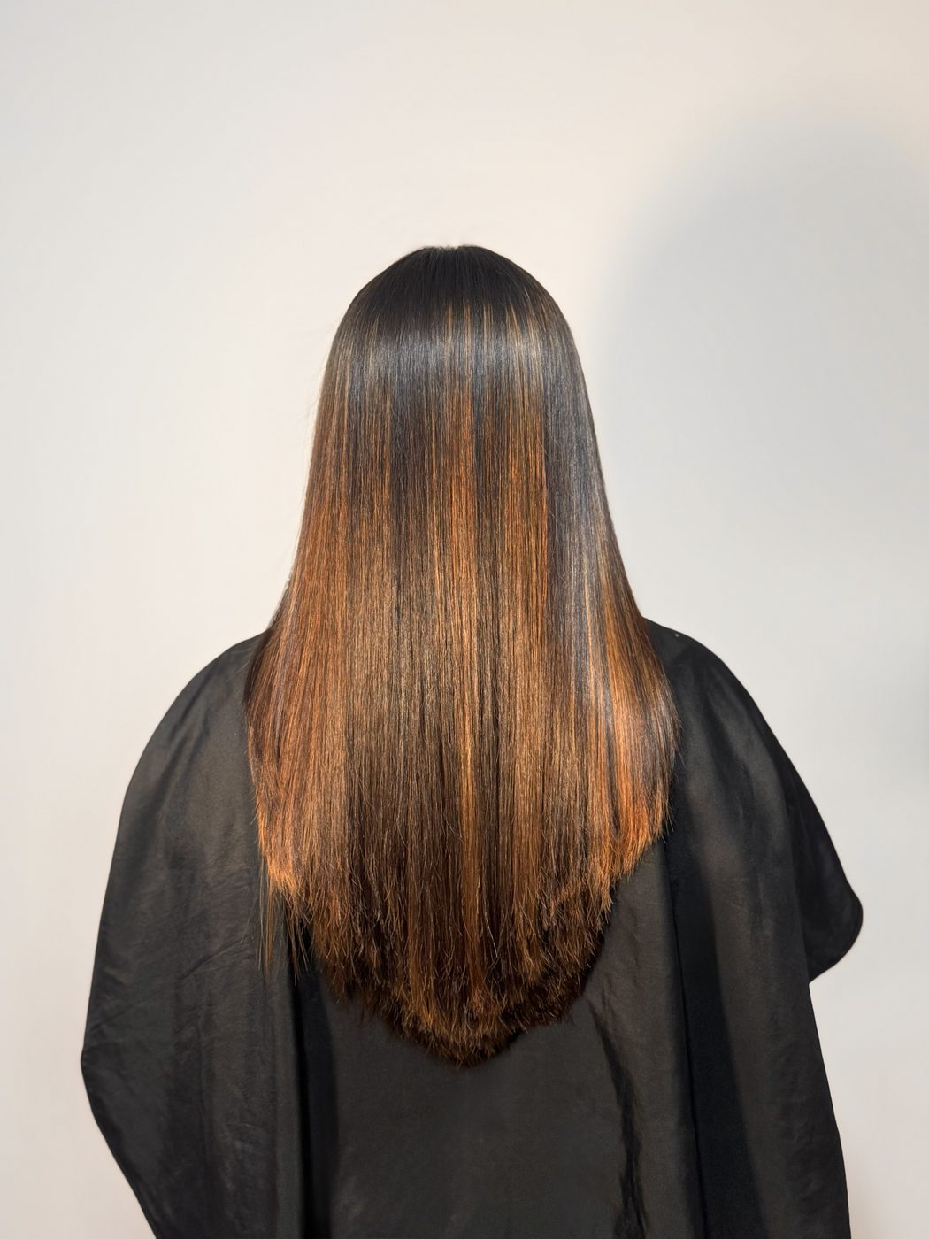 Cabello después del balayage
